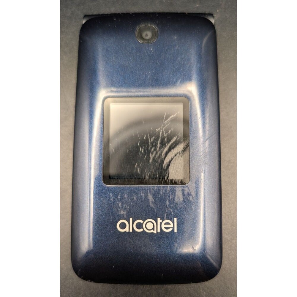Alcatel 4044W Flip Phone – Battery Included – Untested Estate Find - Parts Only